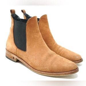 Freda Salvador BOOT Suede Brown ankle Boots sz 6.5